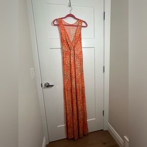 Long maxi dress, small beach dress